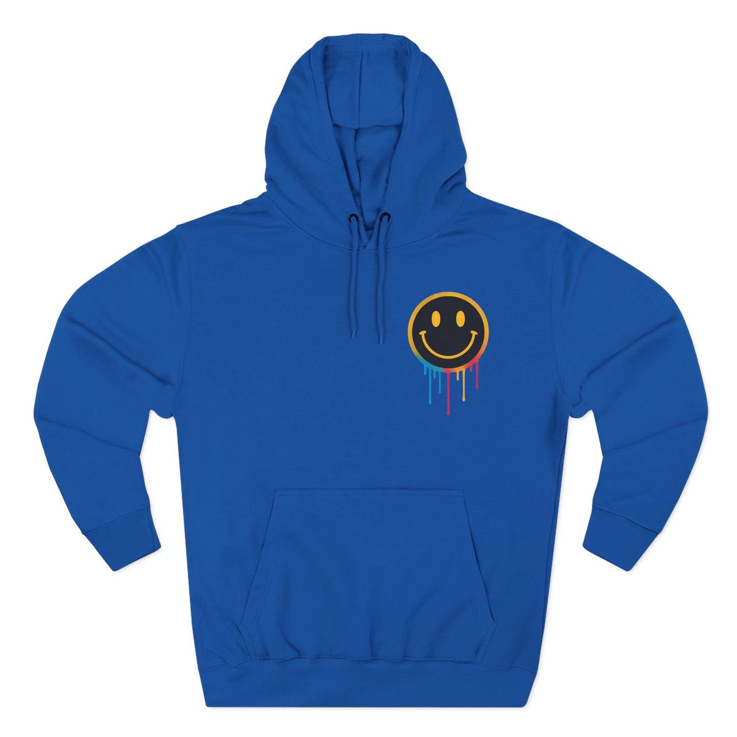 NEVERMIND GRID Smiley Face Three-Panel Fleece Hoodie, Comfortable Sweatshirt for Casual Wear, Gift for Friends, Happy Vibes, Art-Inspired Fashion, [...]