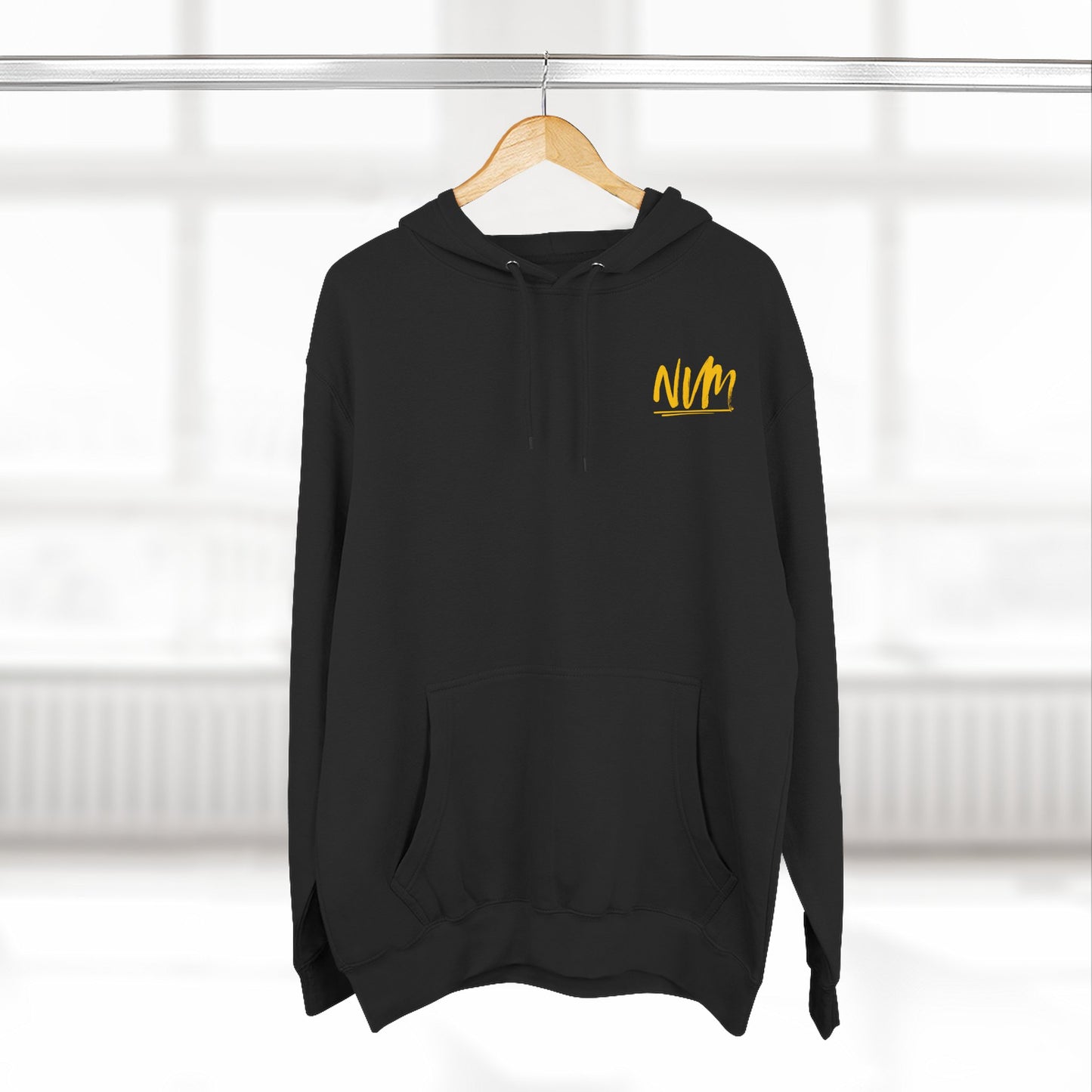 NEVERMIND JUNGLE Smiley Face Three-Panel Fleece Hoodie, Comfortable Sweatshirt for Casual Wear, Gift for Friends, Happy Vibes, Art-Inspired Fashion, [...]