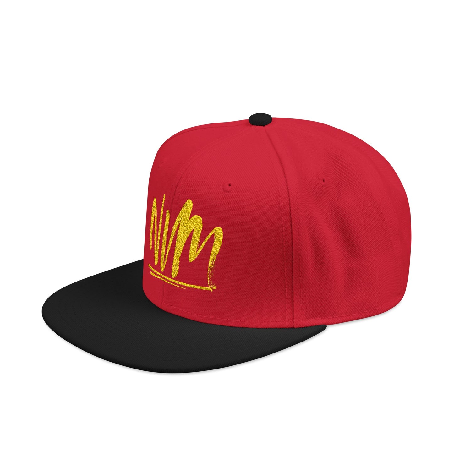 NEVERMIND ( NVM SWOOSH ) Embroidered Snapback Cap, Trendy Hat for Summer, Streetwear Accessory, Gift for Teenagers, Casual Outfit