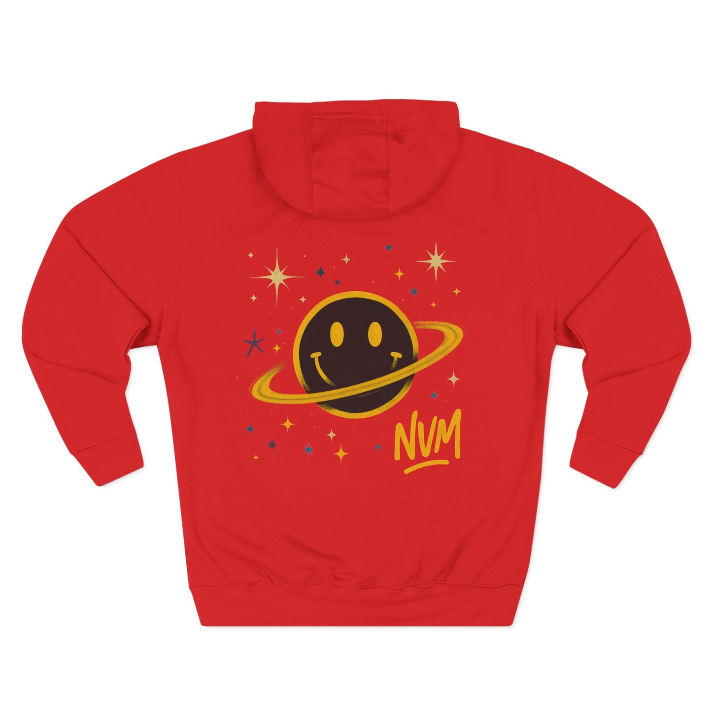 NEVERMIND PLANET Smiley Face Three-Panel Fleece Hoodie, Comfortable Sweatshirt for Casual Wear, Gift for Friends, Happy Vibes, Art-Inspired Fashion, [...]