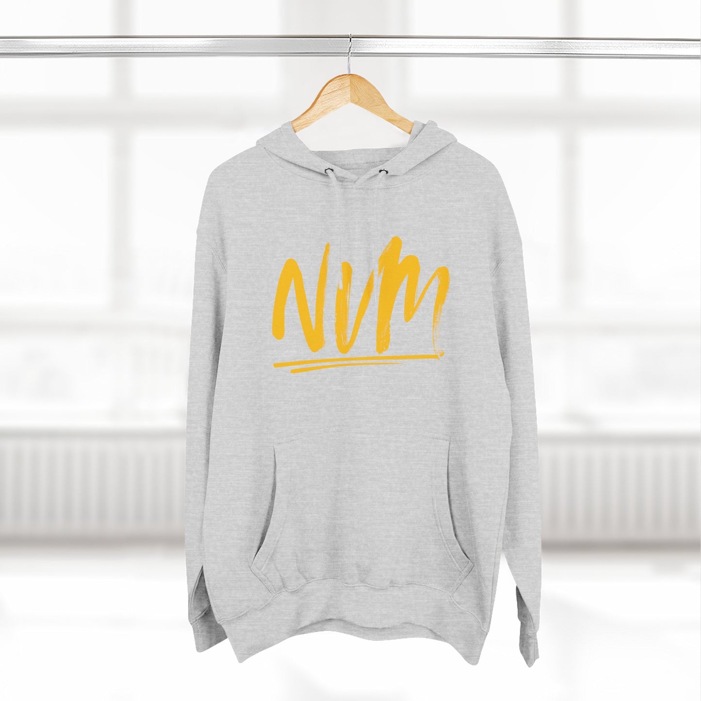 NEVERMIND CITY SMILEY SCAPE Smiley Face Three-Panel Fleece Hoodie, Comfortable Sweatshirt for Casual Wear, Gift for Friends, Happy Vibes, Art-Inspired Fashion, [...]