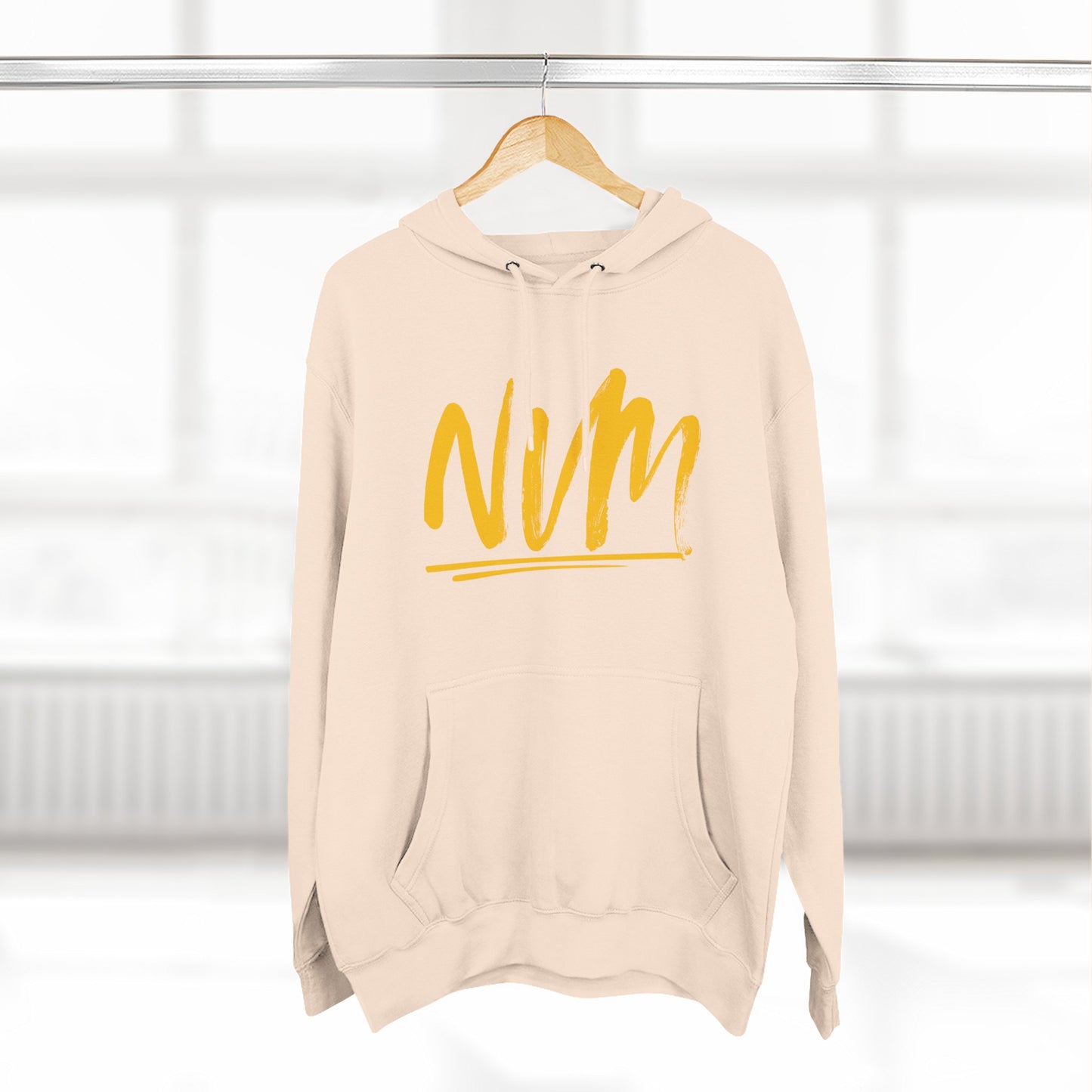 NEVERMIND CITY SMILEY SCAPE Smiley Face Three-Panel Fleece Hoodie, Comfortable Sweatshirt for Casual Wear, Gift for Friends, Happy Vibes, Art-Inspired Fashion, [...]