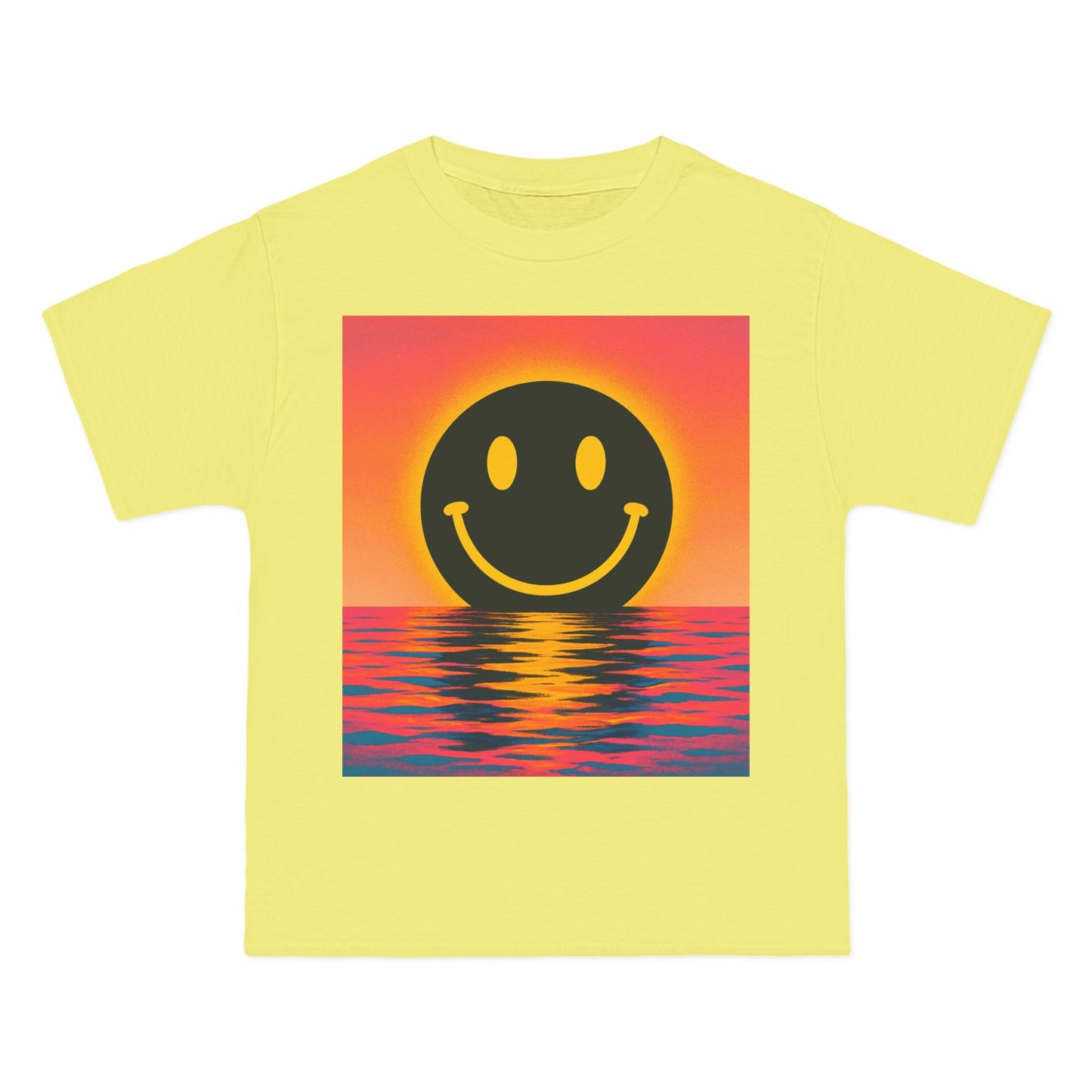 NEVERMIND SUNSET Smiley Face Beefy-T®  Short-Sleeve T-Shirt
