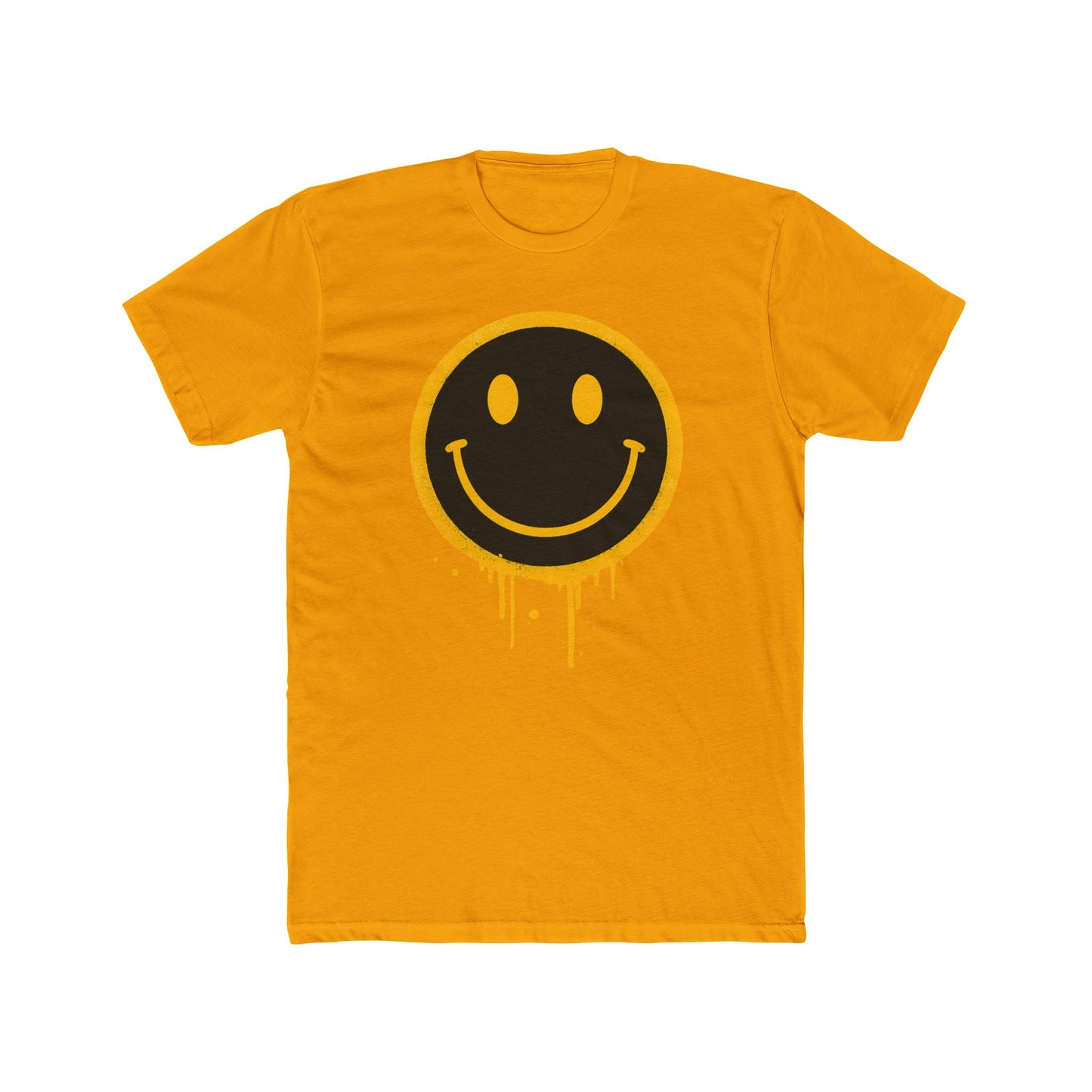 NEVERMIND Graffiti Smiley Face Unisex Cotton Crew Tee | Casual Style, Graphic Tee, Gift for Friends, Streetwear, Summer Fashion