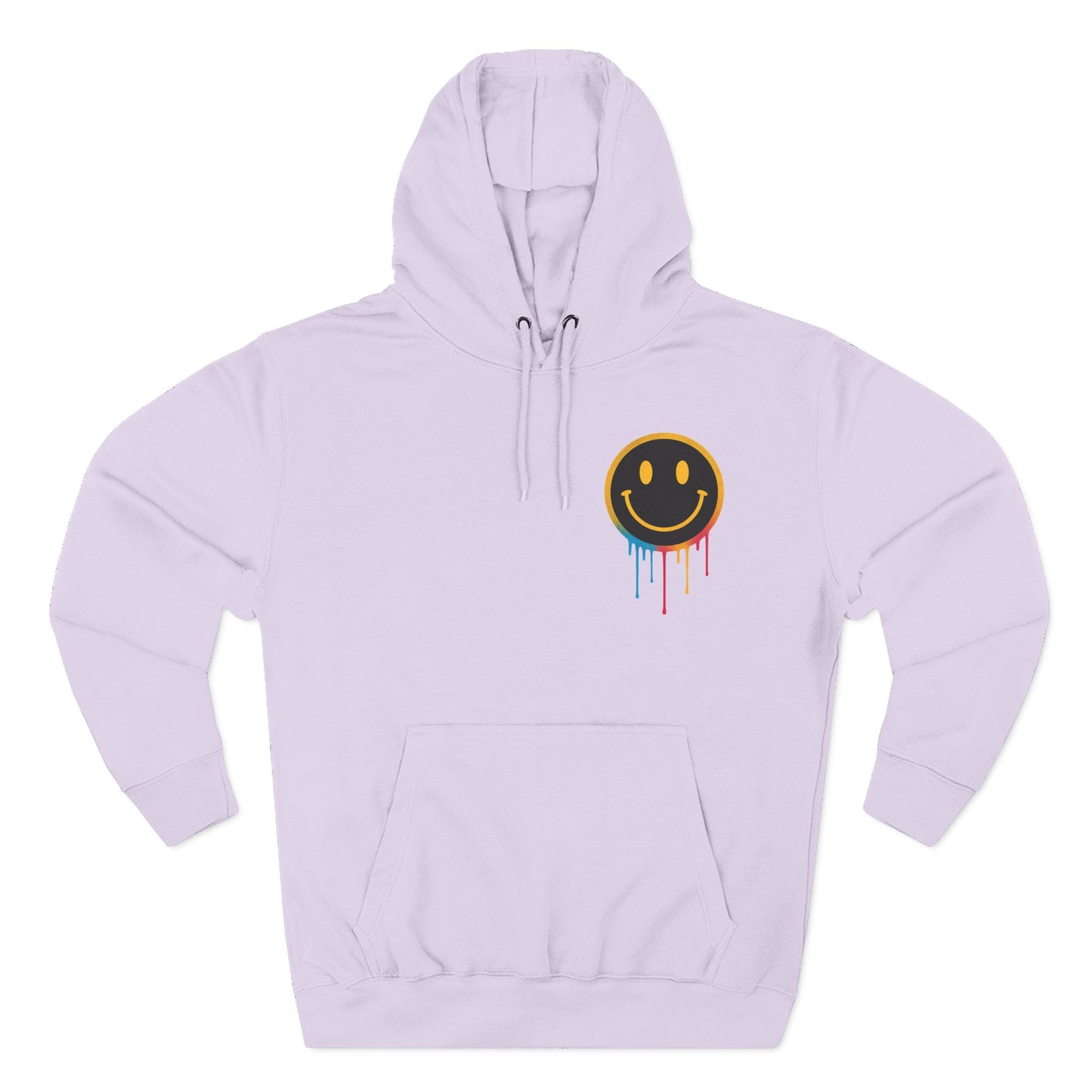 NEVERMIND GRID Smiley Face Three-Panel Fleece Hoodie, Comfortable Sweatshirt for Casual Wear, Gift for Friends, Happy Vibes, Art-Inspired Fashion, [...]