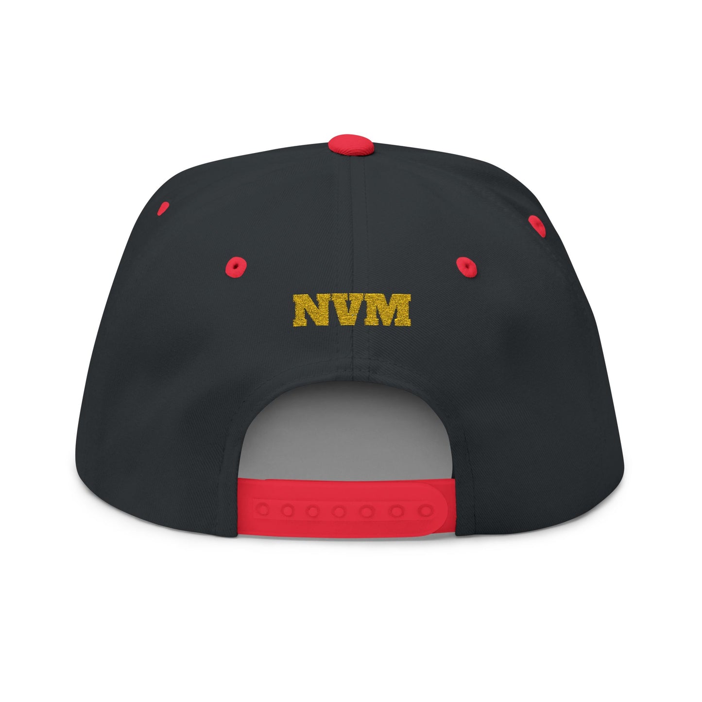 NEVERMIND Graffiti Smiley Face Flat Bill Cap, Trendy Embroidered Hat for Casual Outfits, Gift for Him/Her, Summer Style, Streetwear Cap
