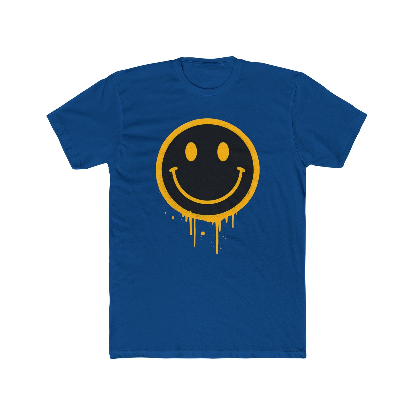 NEVERMIND Graffiti Smiley Face Unisex Cotton Crew Tee | Casual Style, Graphic Tee, Gift for Friends, Streetwear, Summer Fashion