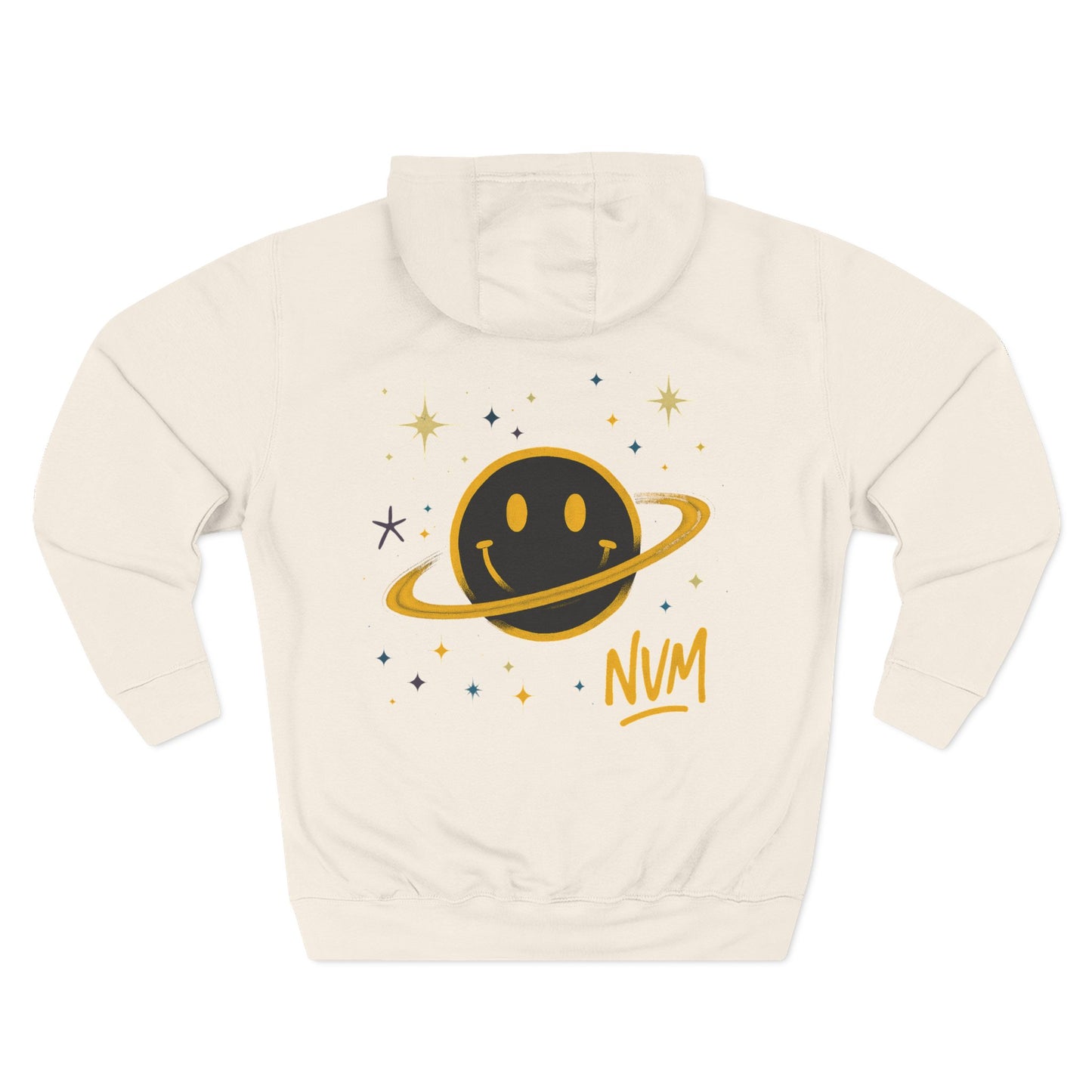 NEVERMIND PLANET Smiley Face Three-Panel Fleece Hoodie, Comfortable Sweatshirt for Casual Wear, Gift for Friends, Happy Vibes, Art-Inspired Fashion, [...]