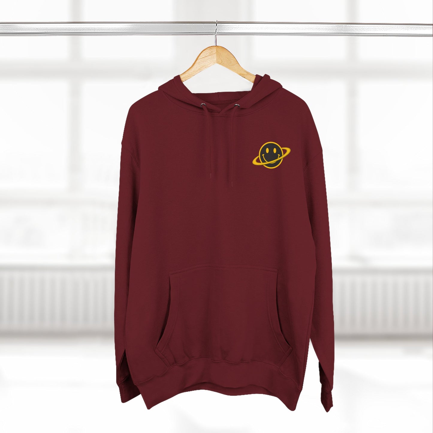 NEVERMIND PLANET Smiley Face Three-Panel Fleece Hoodie, Comfortable Sweatshirt for Casual Wear, Gift for Friends, Happy Vibes, Art-Inspired Fashion, [...]