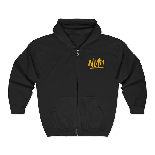 NEVERMIND SMILEY SCAPE Smiley Face Zip Hoodie | Unisex Casual Wear, Perfect for Gifting, Fall Fashion, Streetwear, Cozy Layering