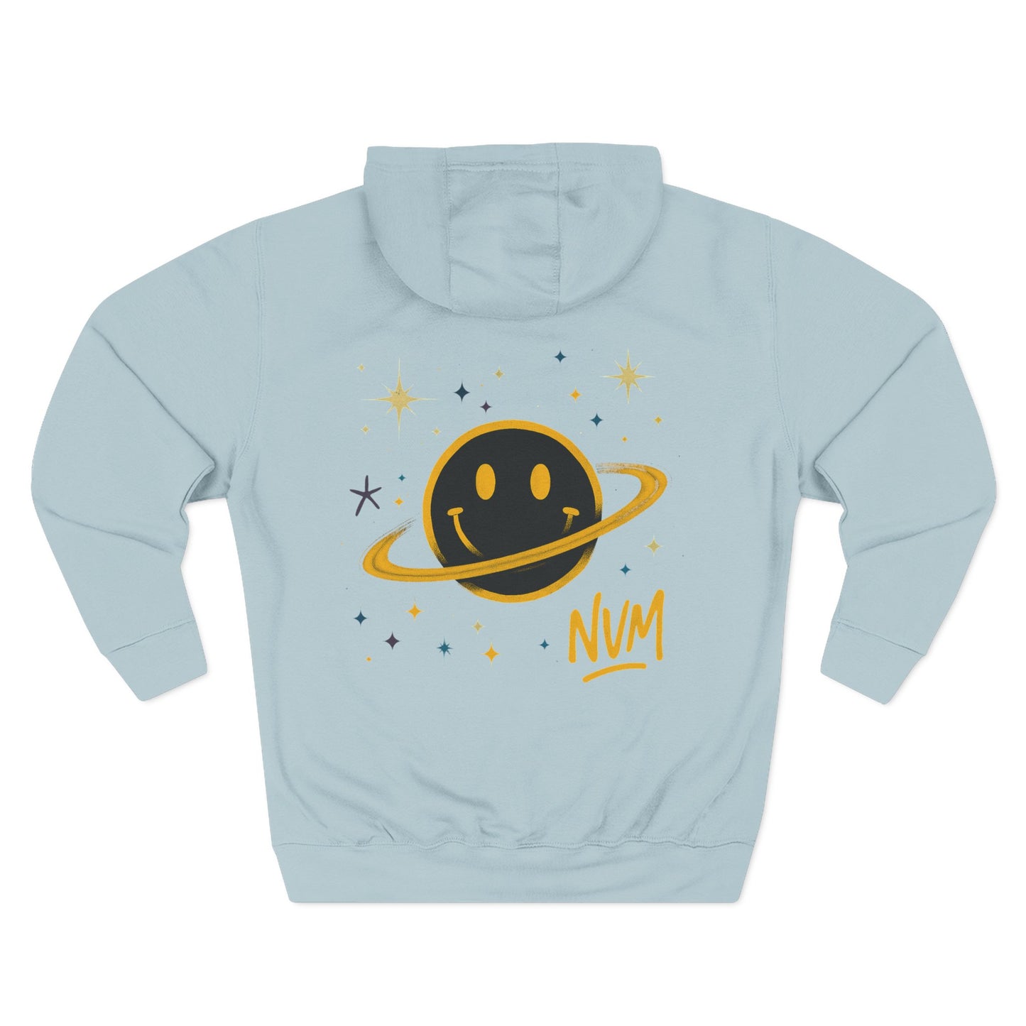 NEVERMIND PLANET Smiley Face Three-Panel Fleece Hoodie, Comfortable Sweatshirt for Casual Wear, Gift for Friends, Happy Vibes, Art-Inspired Fashion, [...]