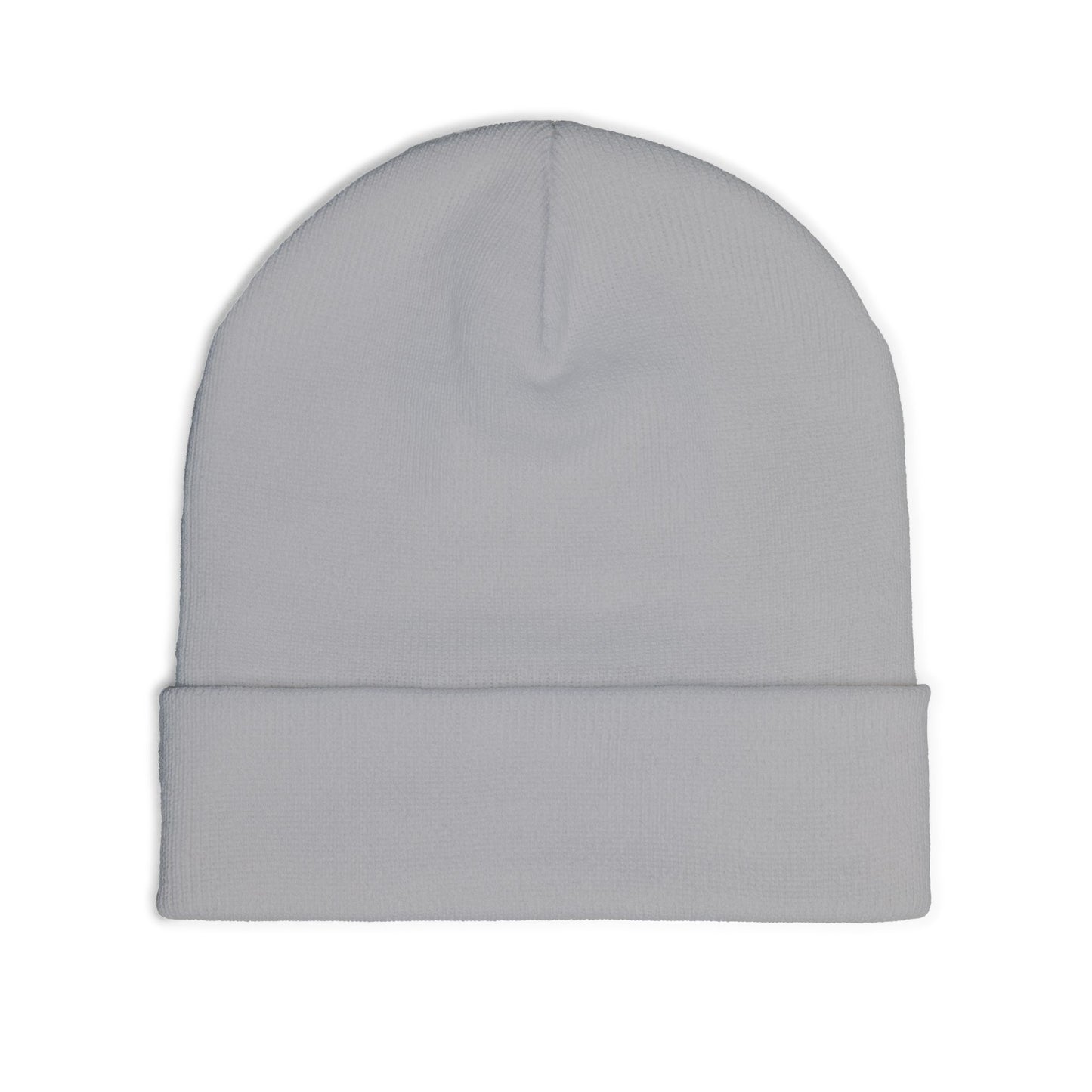 NEVERMIND ( NVM SWOOSH ) Cozy Knit Beanie with Custom Embroidery | Personalized Winter Hat, Unisex Beanie, Gift for Him/Her, Warm Accessory for All Occasions
