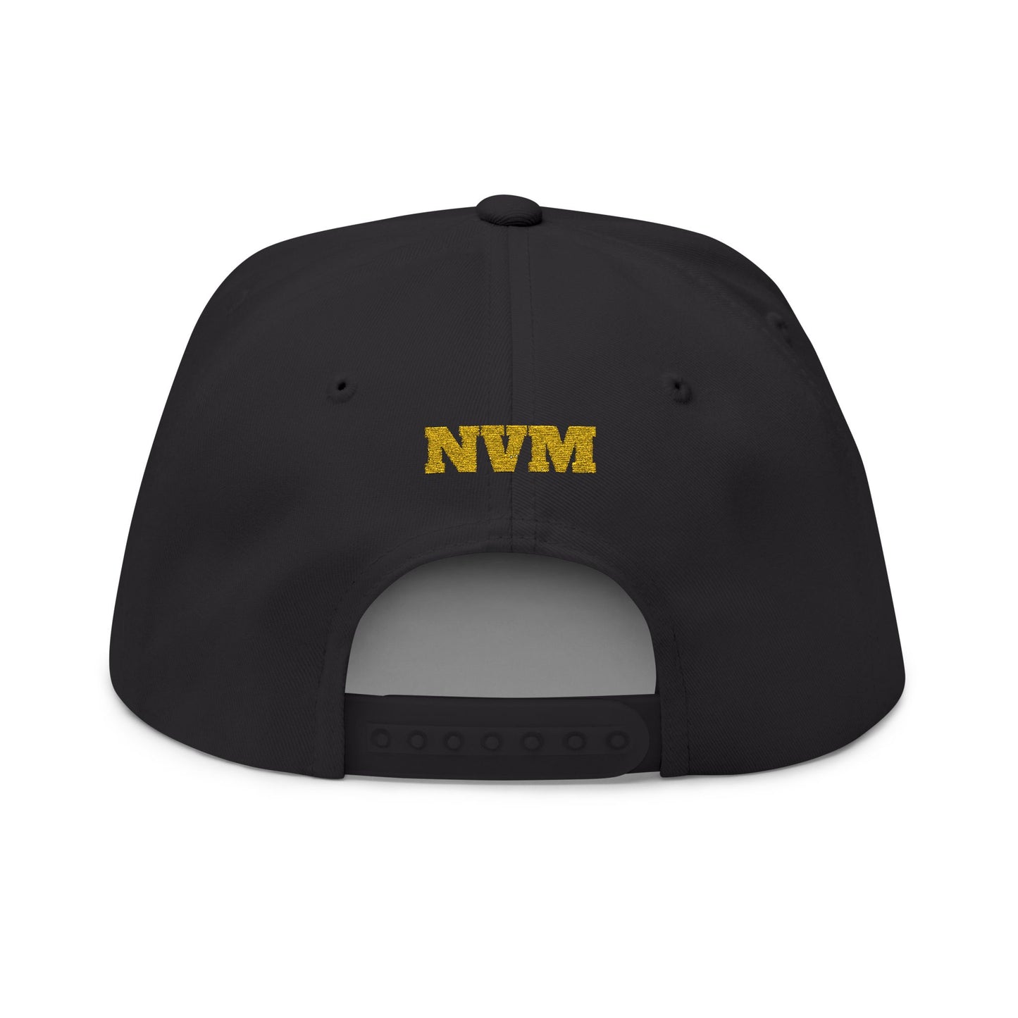 NEVERMIND Graffiti Smiley Face Flat Bill Cap, Trendy Embroidered Hat for Casual Outfits, Gift for Him/Her, Summer Style, Streetwear Cap