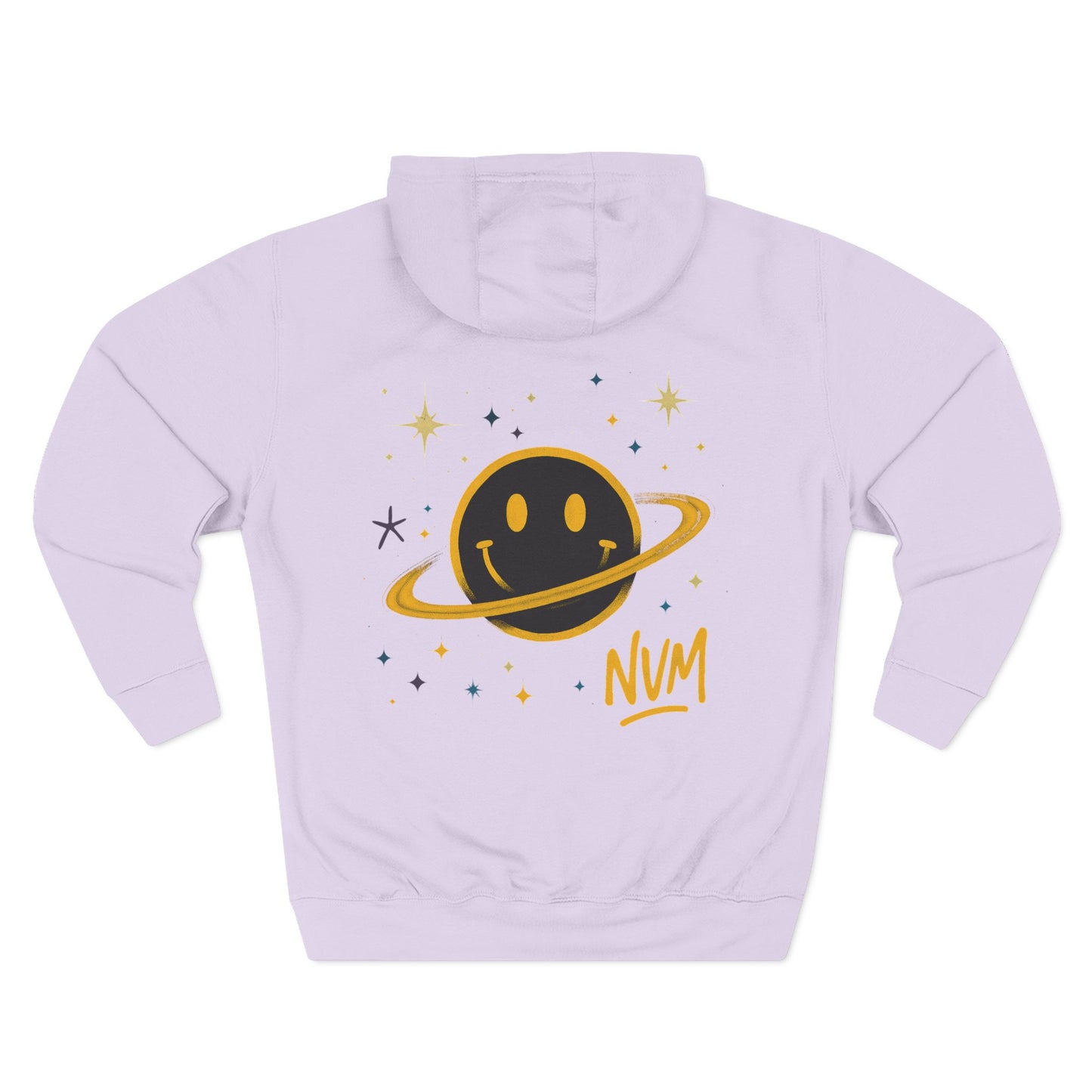 NEVERMIND PLANET Smiley Face Three-Panel Fleece Hoodie, Comfortable Sweatshirt for Casual Wear, Gift for Friends, Happy Vibes, Art-Inspired Fashion, [...]
