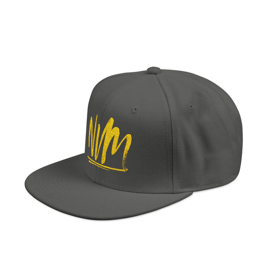 NEVERMIND ( NVM SWOOSH ) Embroidered Snapback Cap, Trendy Hat for Summer, Streetwear Accessory, Gift for Teenagers, Casual Outfit