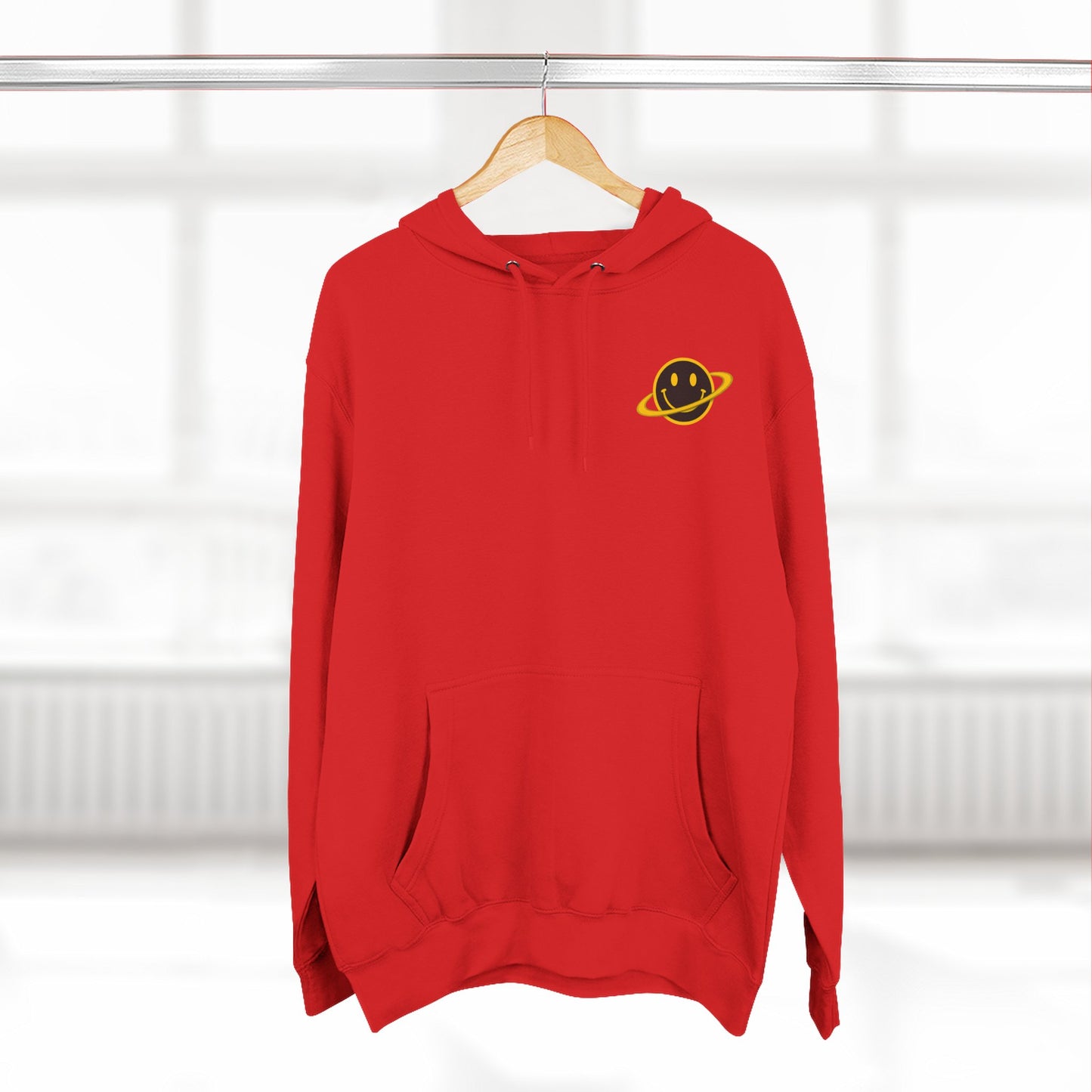 NEVERMIND PLANET Smiley Face Three-Panel Fleece Hoodie, Comfortable Sweatshirt for Casual Wear, Gift for Friends, Happy Vibes, Art-Inspired Fashion, [...]