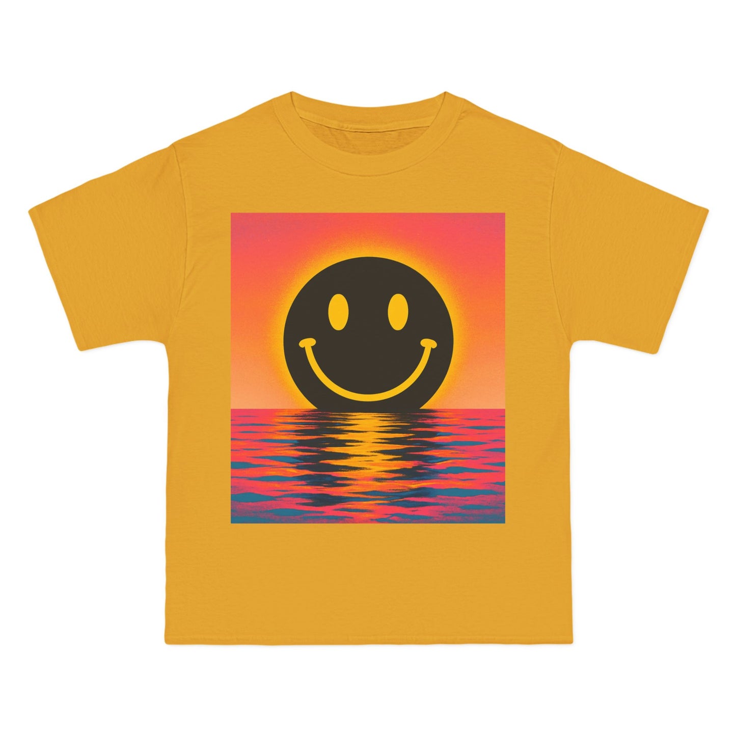 NEVERMIND SUNSET Smiley Face Beefy-T®  Short-Sleeve T-Shirt