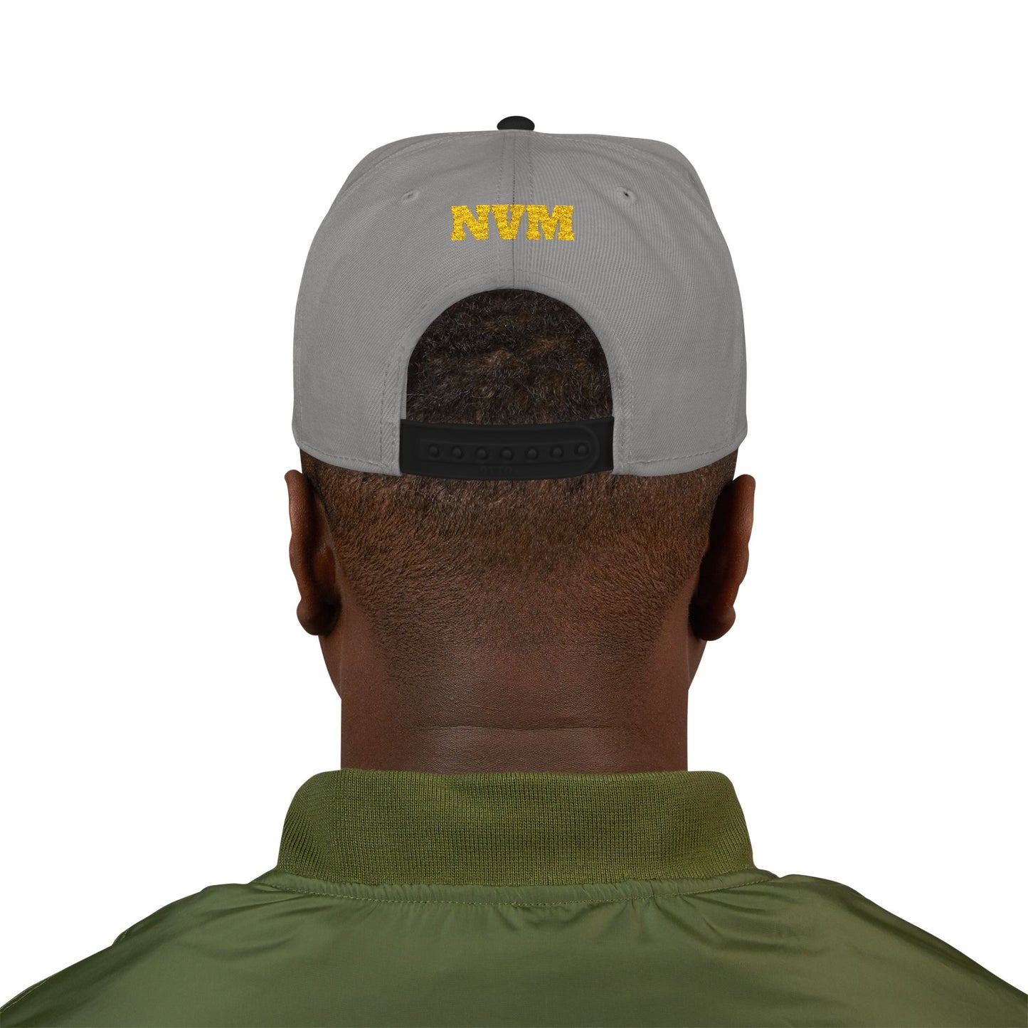 NEVERMIND Graffiti Smiley Face Embroidered Snapback Cap, Trendy Hat for Summer, Streetwear Accessory, Gift for Teenagers, Casual Outfit