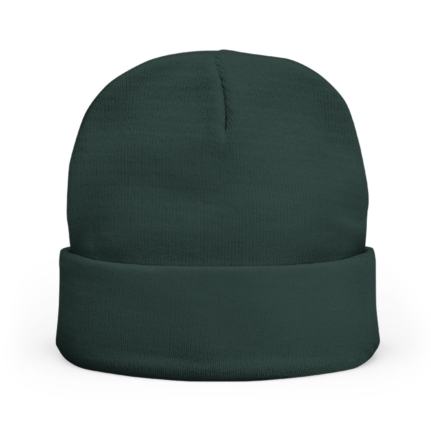 NEVERMIND ( NVM SWOOSH ) Cozy Knit Beanie with Custom Embroidery | Personalized Winter Hat, Unisex Beanie, Gift for Him/Her, Warm Accessory for All Occasions