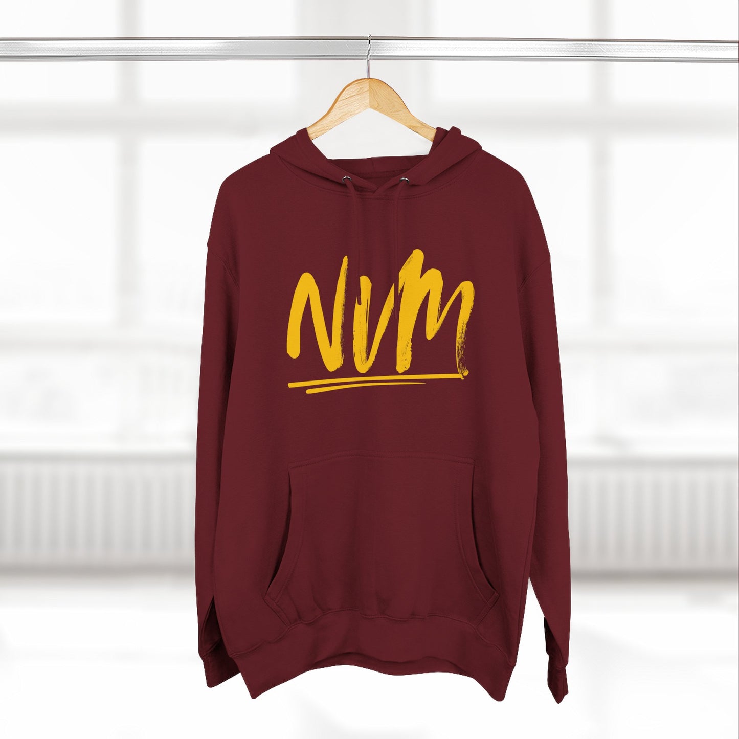 NEVERMIND CITY SMILEY SCAPE Smiley Face Three-Panel Fleece Hoodie, Comfortable Sweatshirt for Casual Wear, Gift for Friends, Happy Vibes, Art-Inspired Fashion, [...]