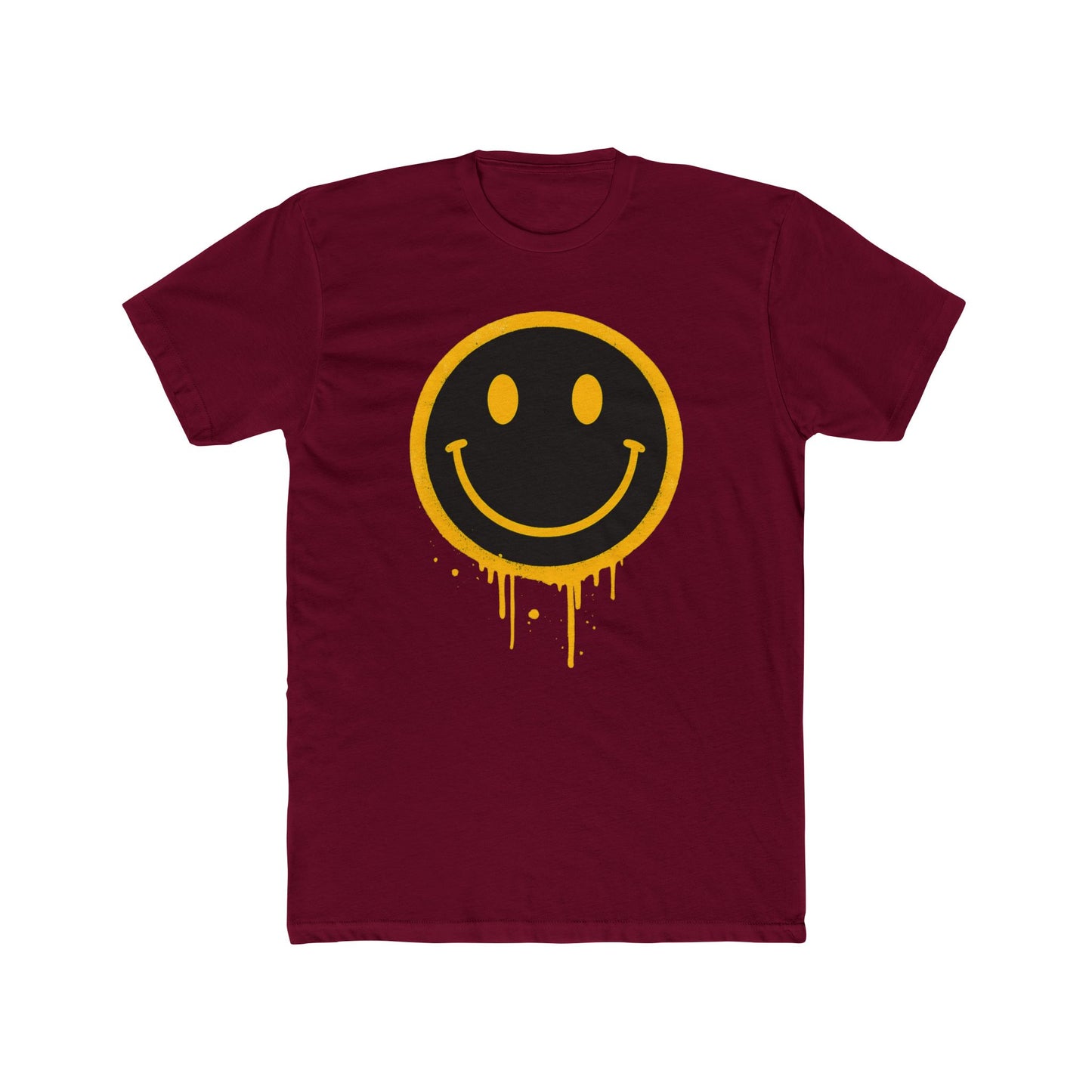 NEVERMIND Graffiti Smiley Face Unisex Cotton Crew Tee | Casual Style, Graphic Tee, Gift for Friends, Streetwear, Summer Fashion