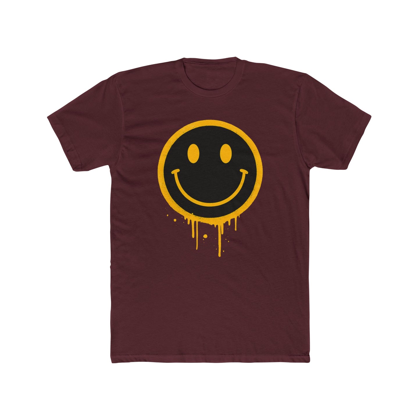 NEVERMIND Graffiti Smiley Face Unisex Cotton Crew Tee | Casual Style, Graphic Tee, Gift for Friends, Streetwear, Summer Fashion