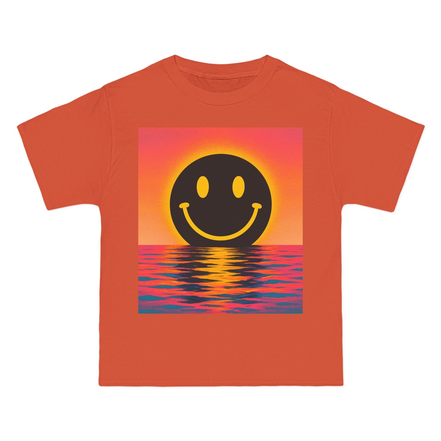 NEVERMIND SUNSET Smiley Face Beefy-T®  Short-Sleeve T-Shirt