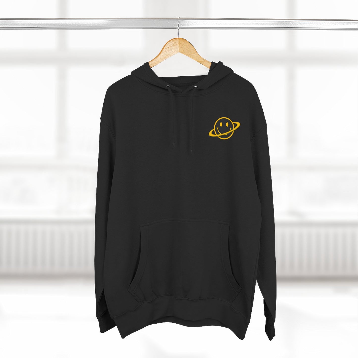 NEVERMIND PLANET Smiley Face Three-Panel Fleece Hoodie, Comfortable Sweatshirt for Casual Wear, Gift for Friends, Happy Vibes, Art-Inspired Fashion, [...]