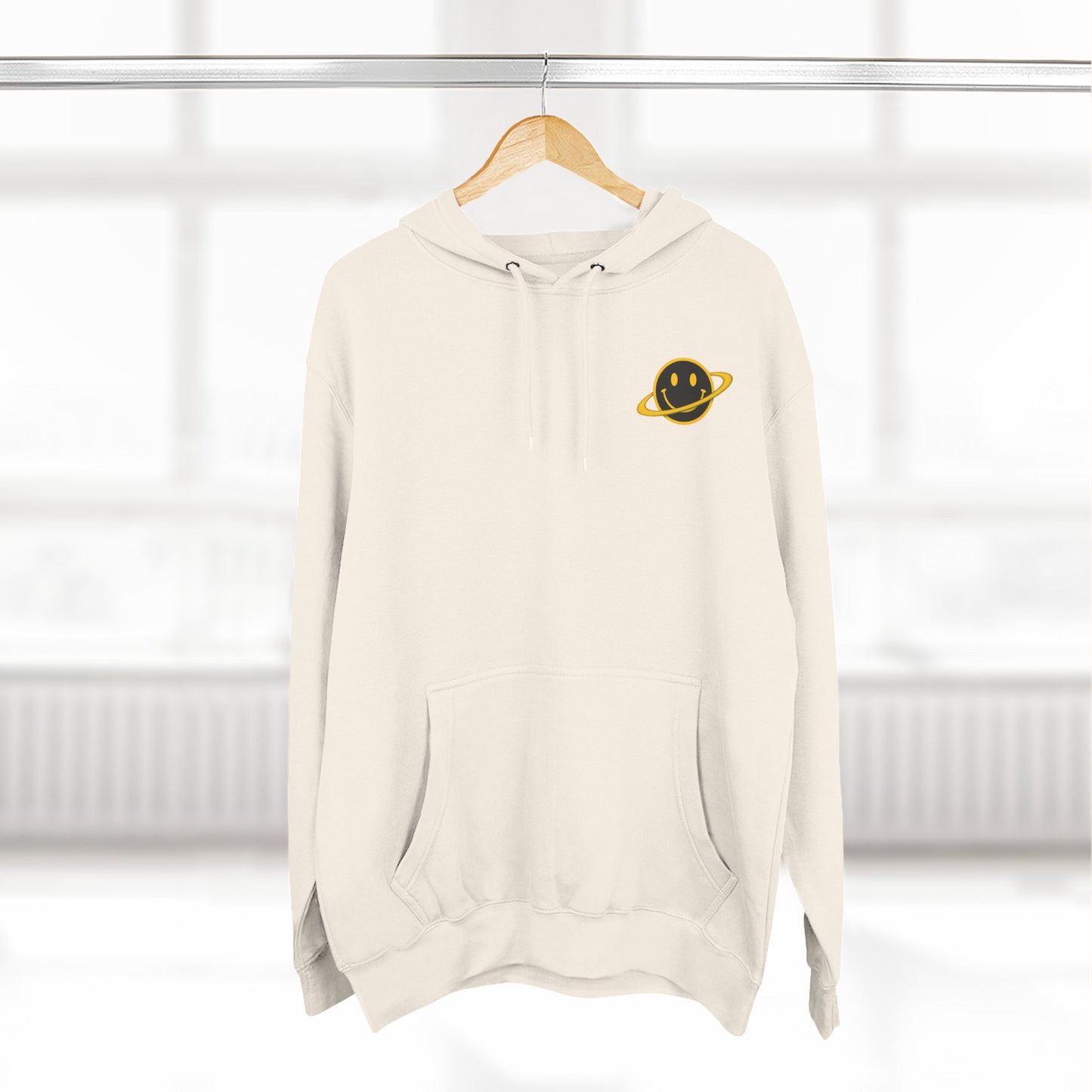 NEVERMIND PLANET Smiley Face Three-Panel Fleece Hoodie, Comfortable Sweatshirt for Casual Wear, Gift for Friends, Happy Vibes, Art-Inspired Fashion, [...]
