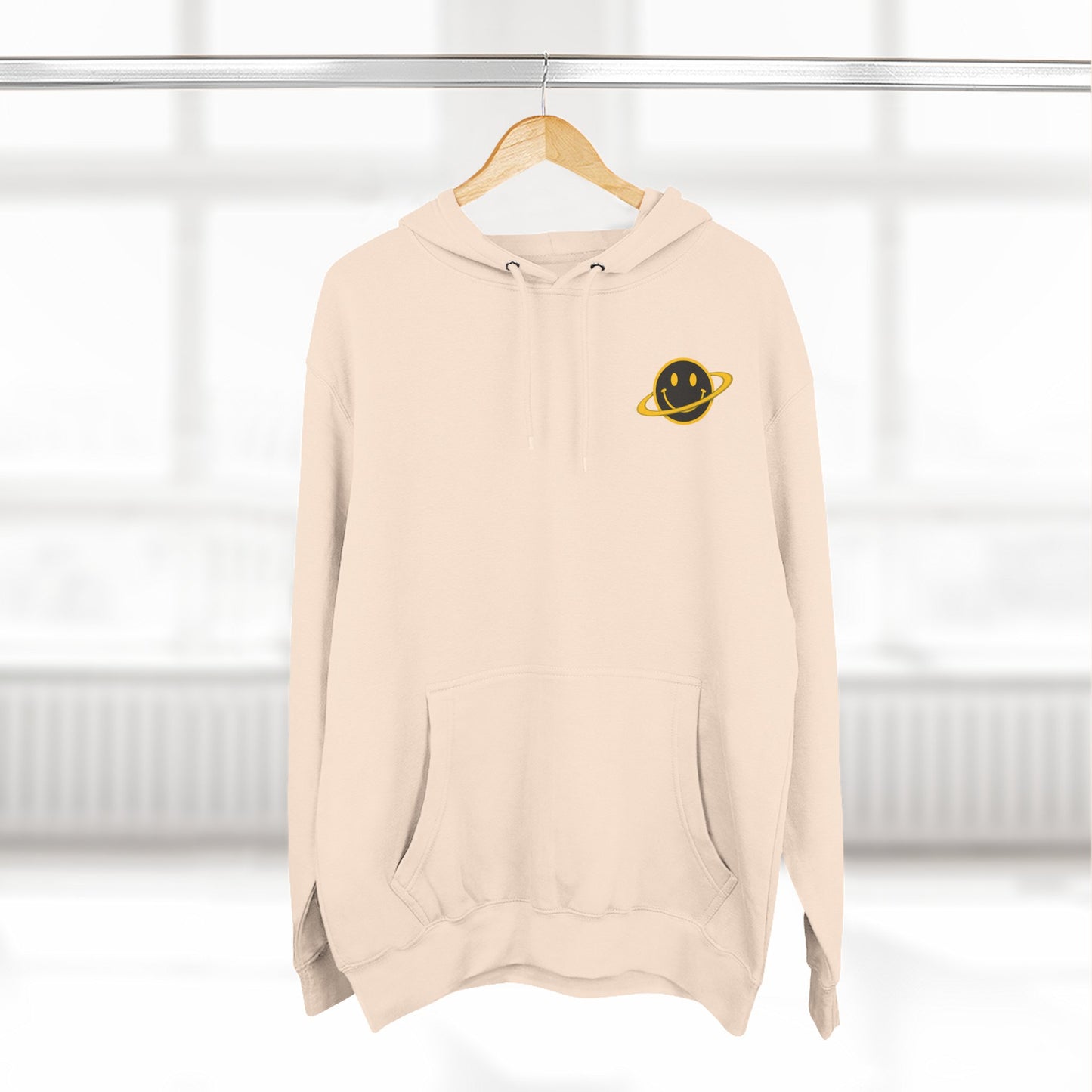 NEVERMIND PLANET Smiley Face Three-Panel Fleece Hoodie, Comfortable Sweatshirt for Casual Wear, Gift for Friends, Happy Vibes, Art-Inspired Fashion, [...]